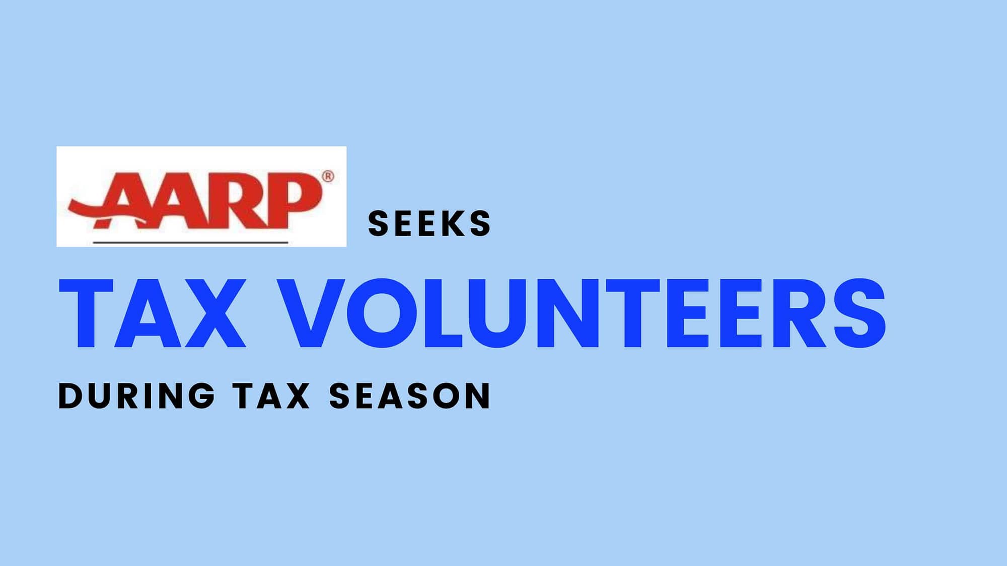AARP Seeks Tax Volunteers